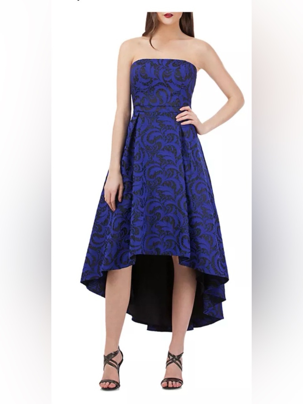 JS COLLECTION HIGH LOW GOWN